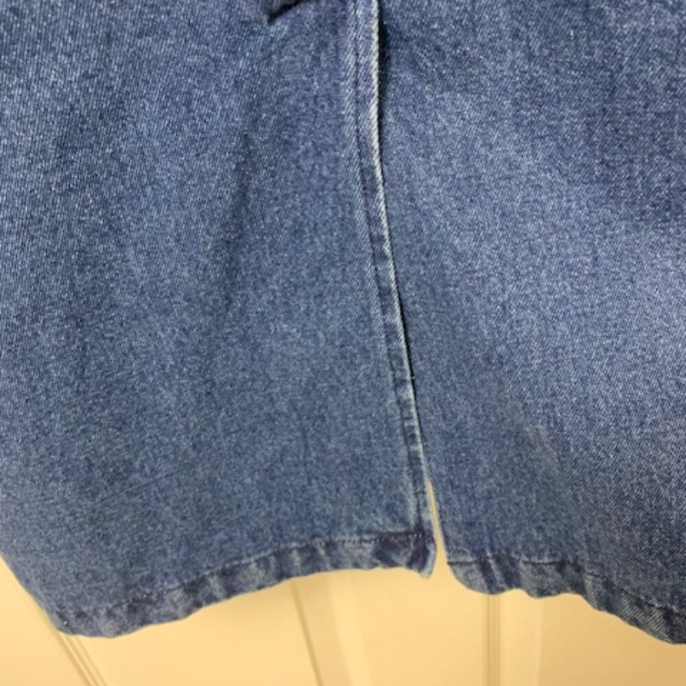 Vintage Brandon Thomas 100% Denim blue Chore Barn jacket w lining - Picture 6 of 11